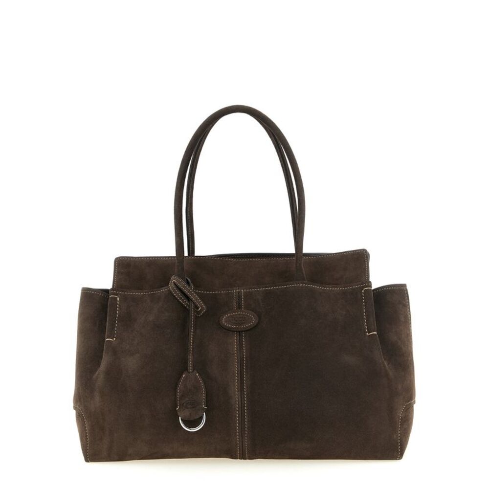 Tod's Women Medium Suede Shopping Bag
